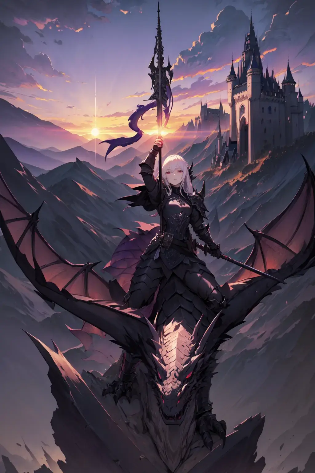 AI-generated dragon art