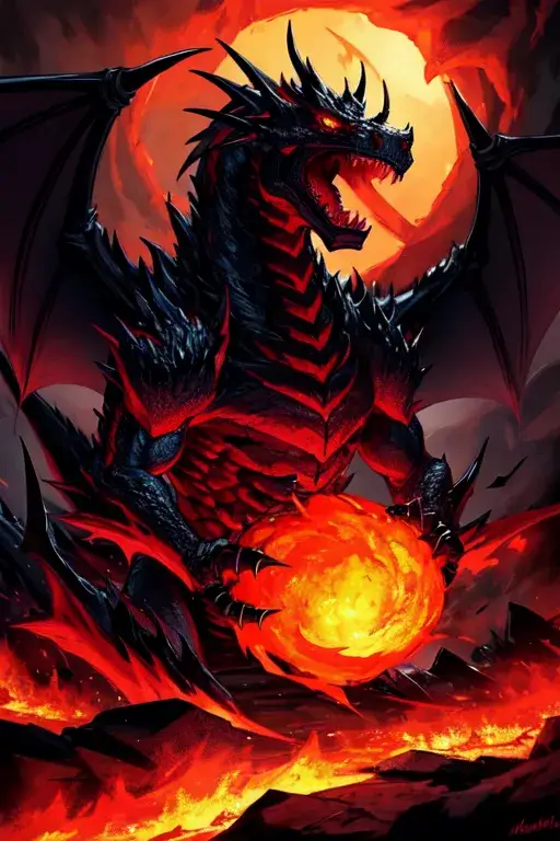 Dragon AI art