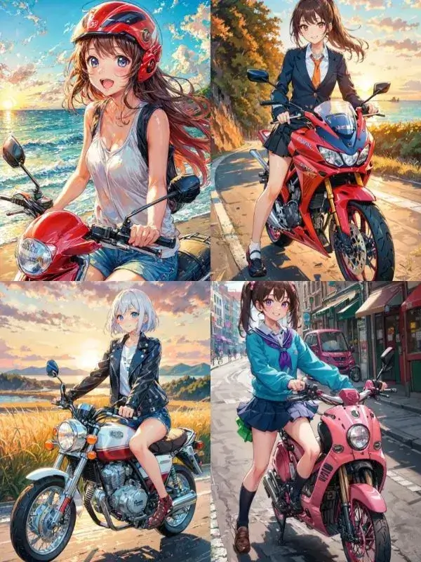 Explore Tons of AI-generated motorcycle Art