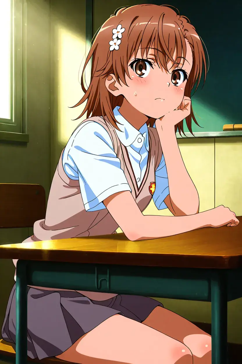 Misaka on Class