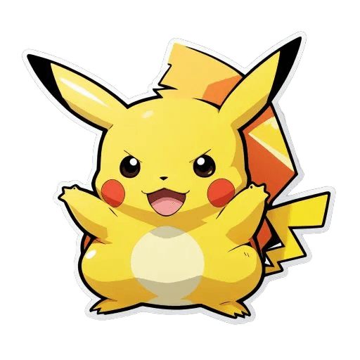 Pikachu sticker