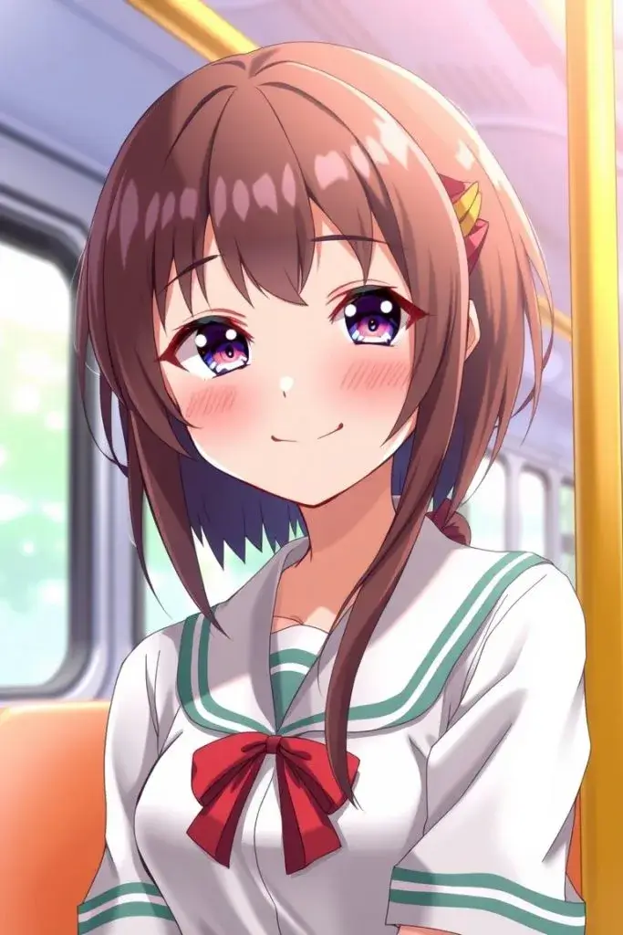 Japanese Anime Style Cute Girl