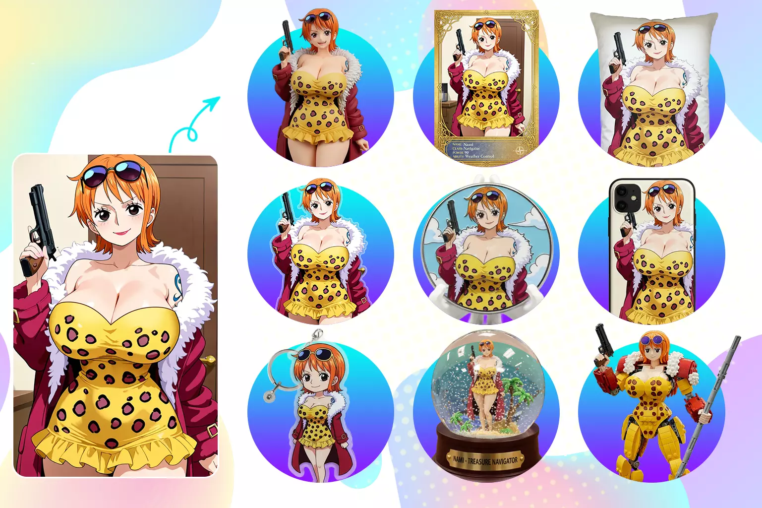 Image To Anime Merchandise