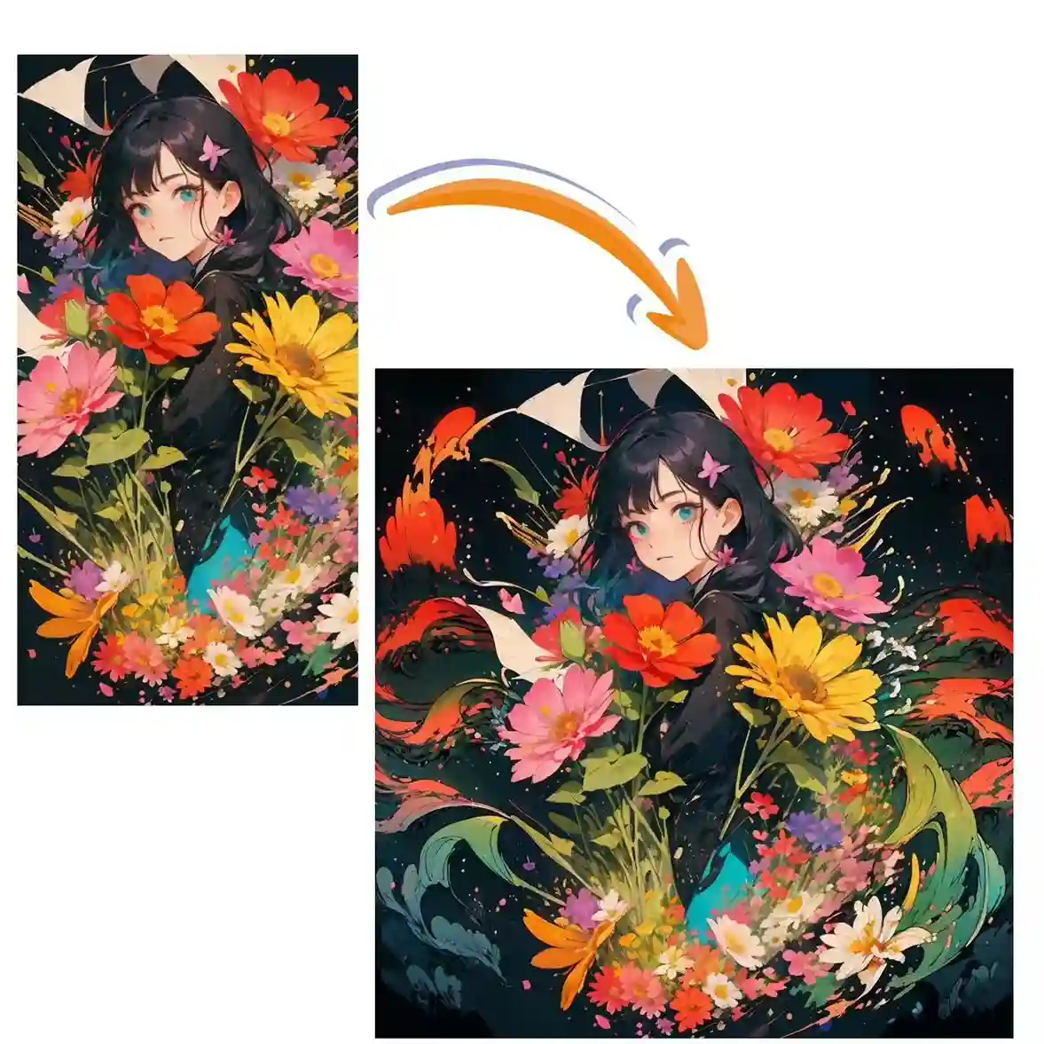 画像背景の拡張がより鮮やかに