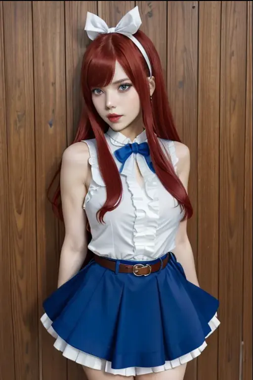 AI Cosplay Art of Erza Scarlet