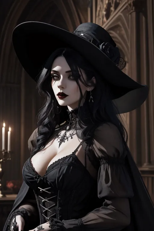 make goth AI art from text