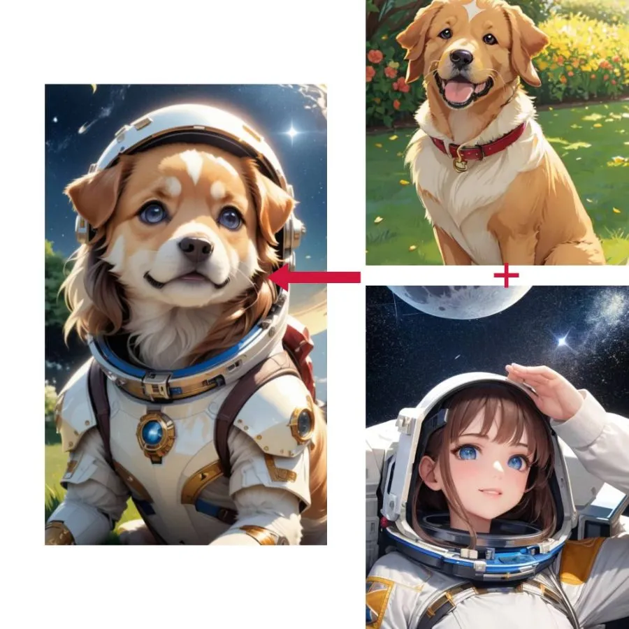 AI image combiner feature