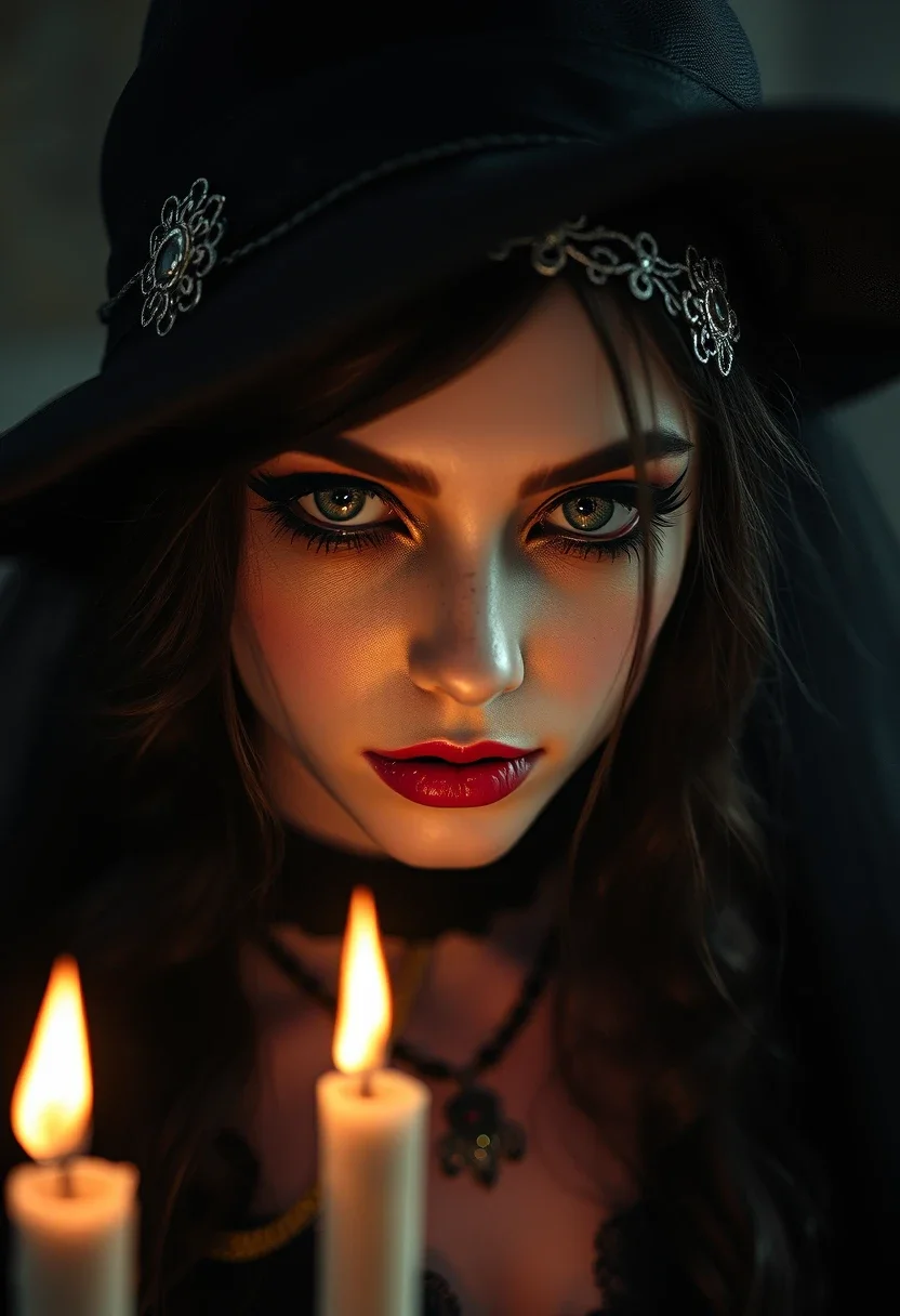 Goth style image made by Flux model