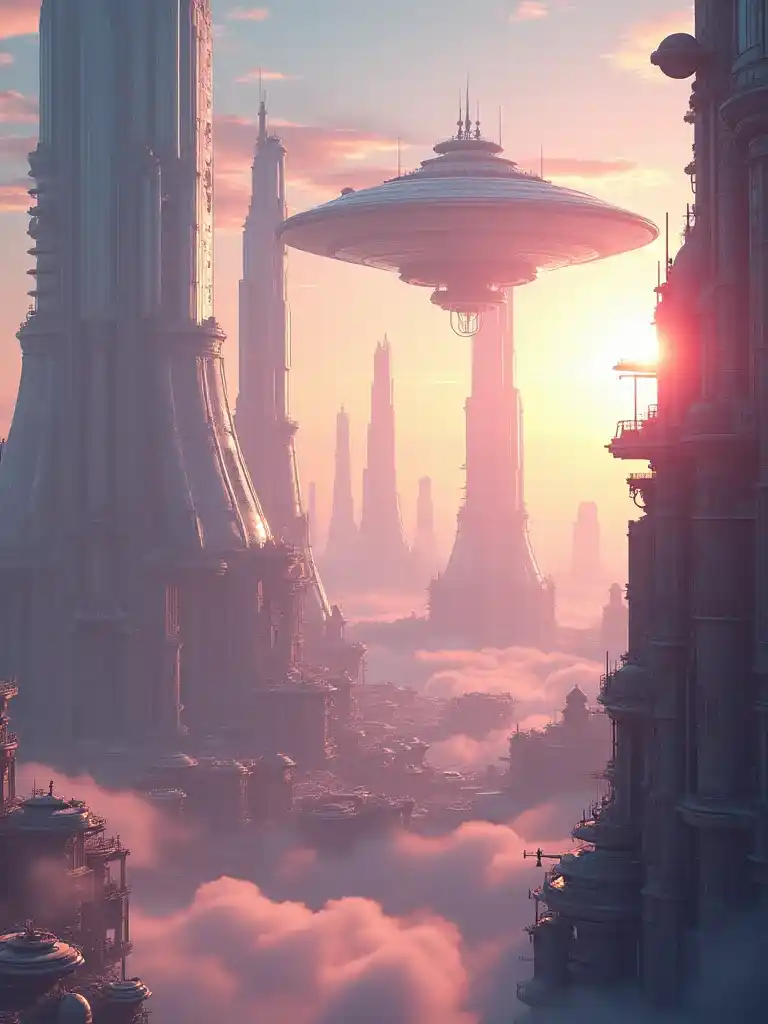 sci-fi building