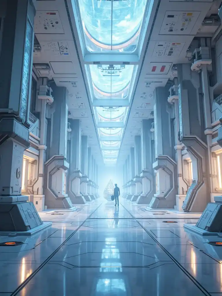 sci-fi space station