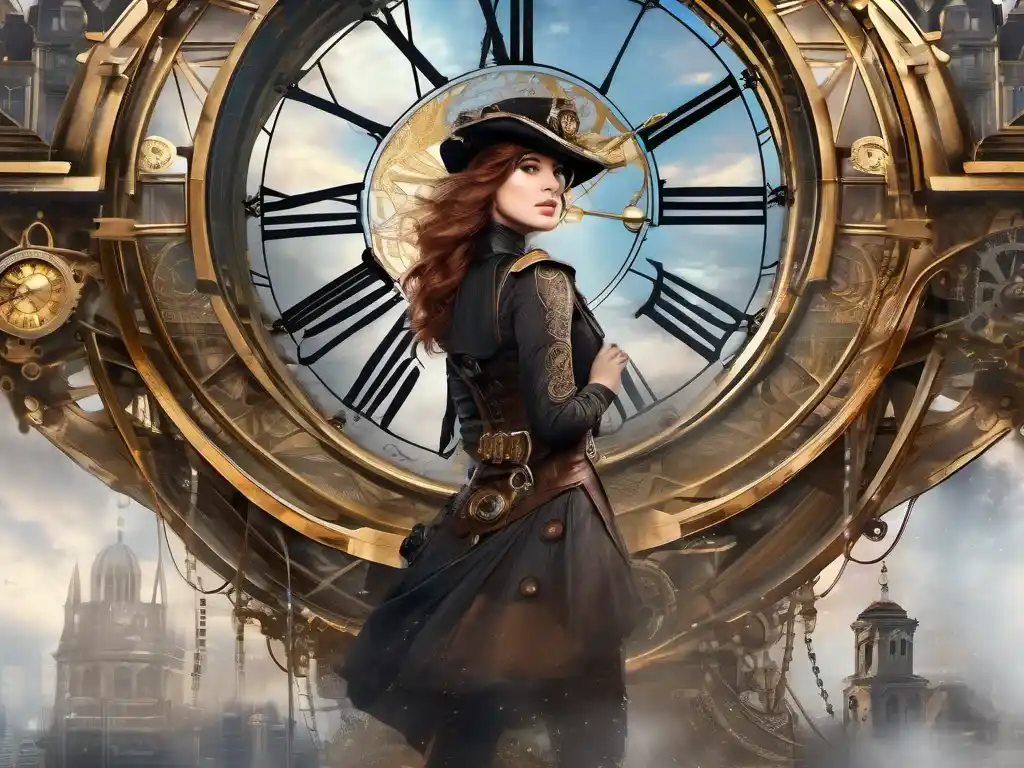 steampunk cool girl