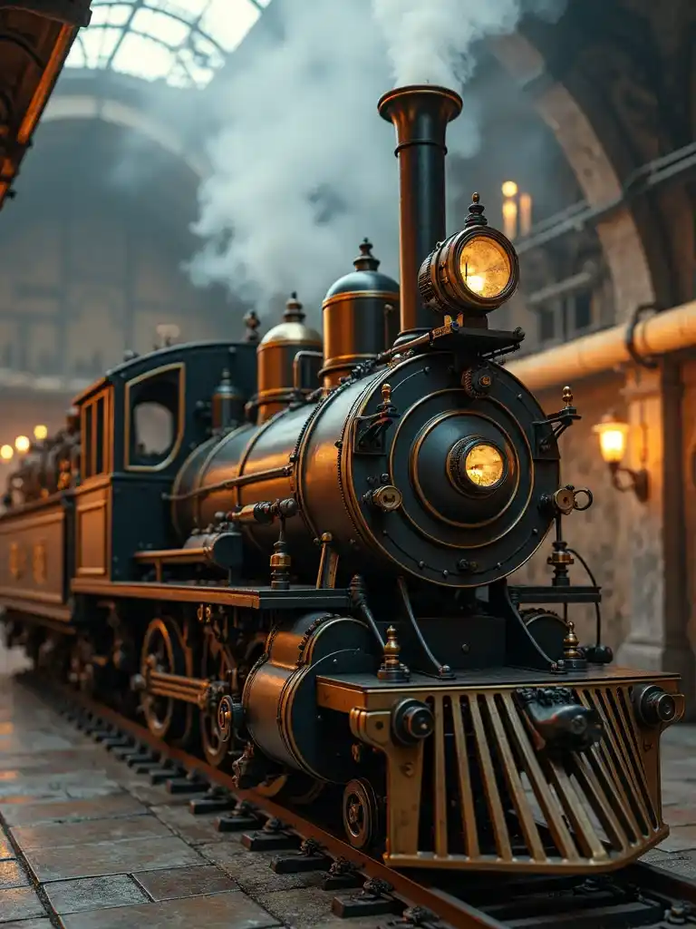 steampunk steam engine